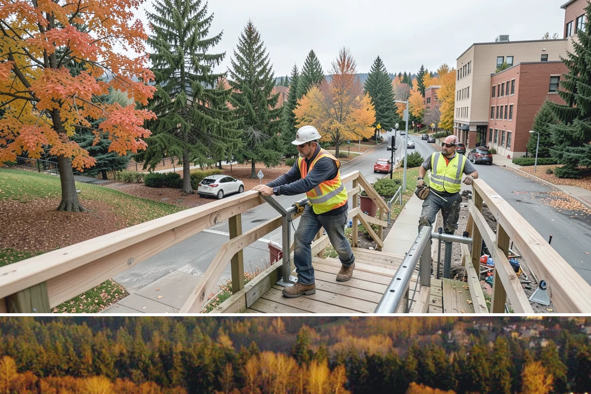 Facility Pressure Washing in Kenmore, King County, WA - Spring and early summer cleaning removes the moss and algae accumulated through the wet Northwest winter.