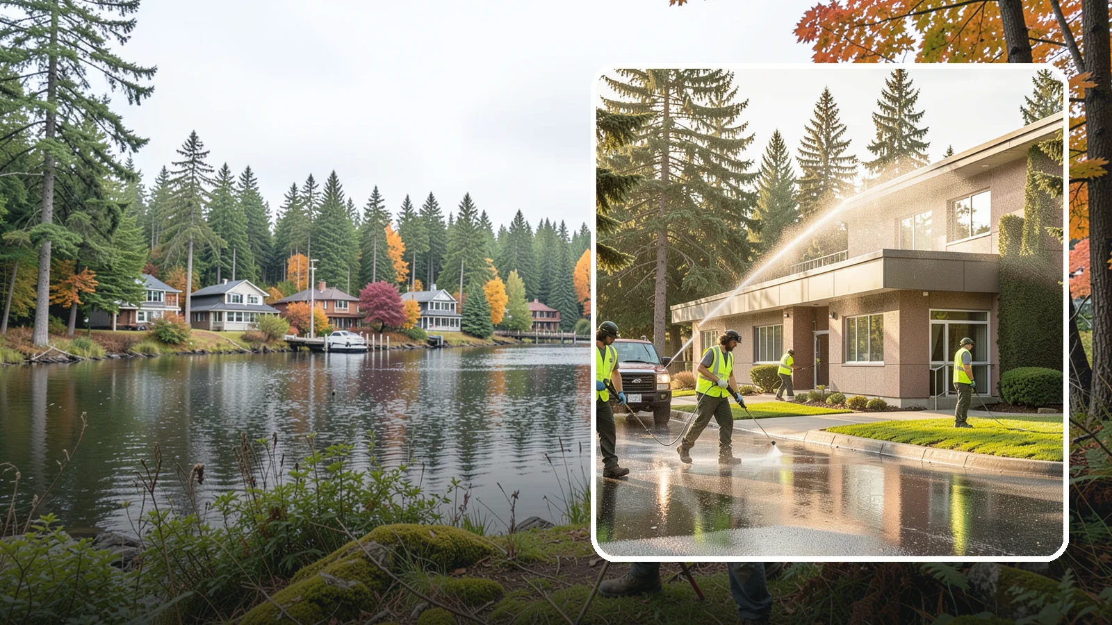 Facility Pressure Washing in La Conner, Skagit County, WA - Remove moss, grime, and buildup from facility exteriors and hardscapes to protect surfaces and public safety.