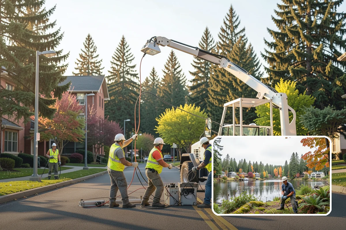 Facility Pressure Washing in La Conner, Skagit County, WA - Removes slip-hazard moss and algae from walkways and entries