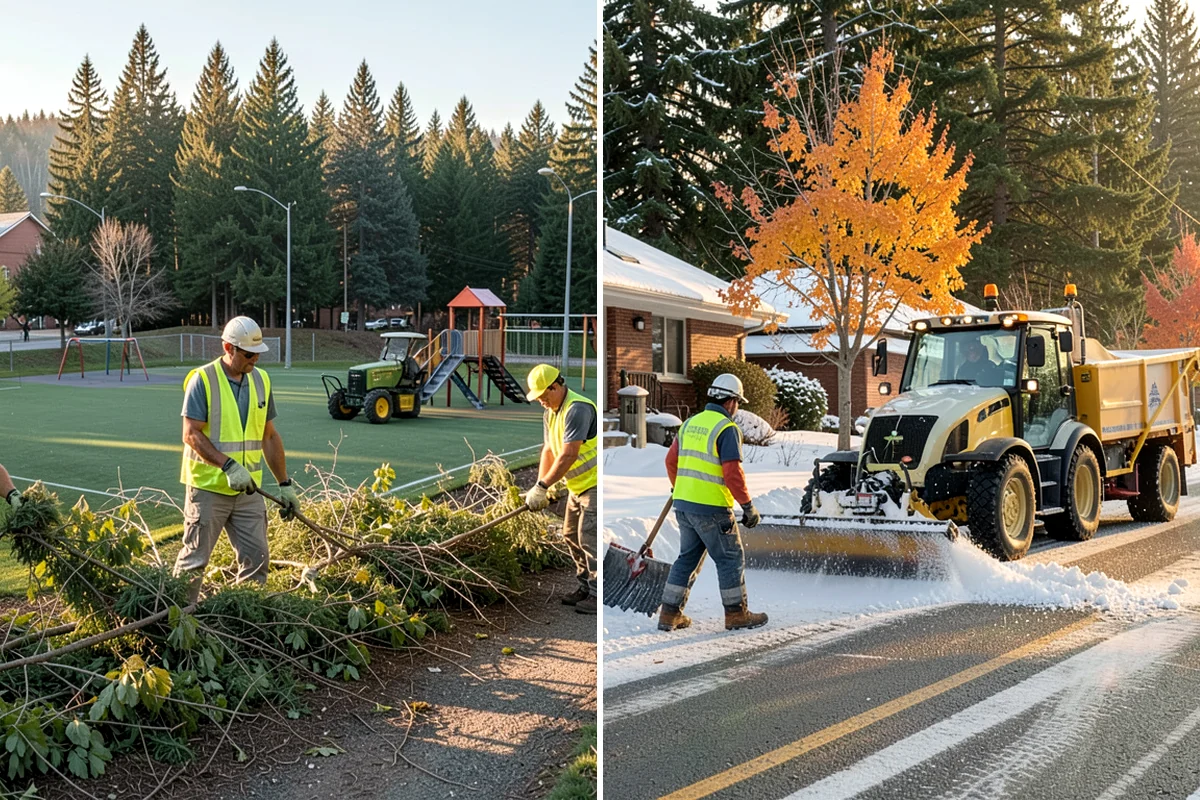 Facility Pressure Washing in Lake Forest Park, King County, WA - Surface assessment and pressure and method selection