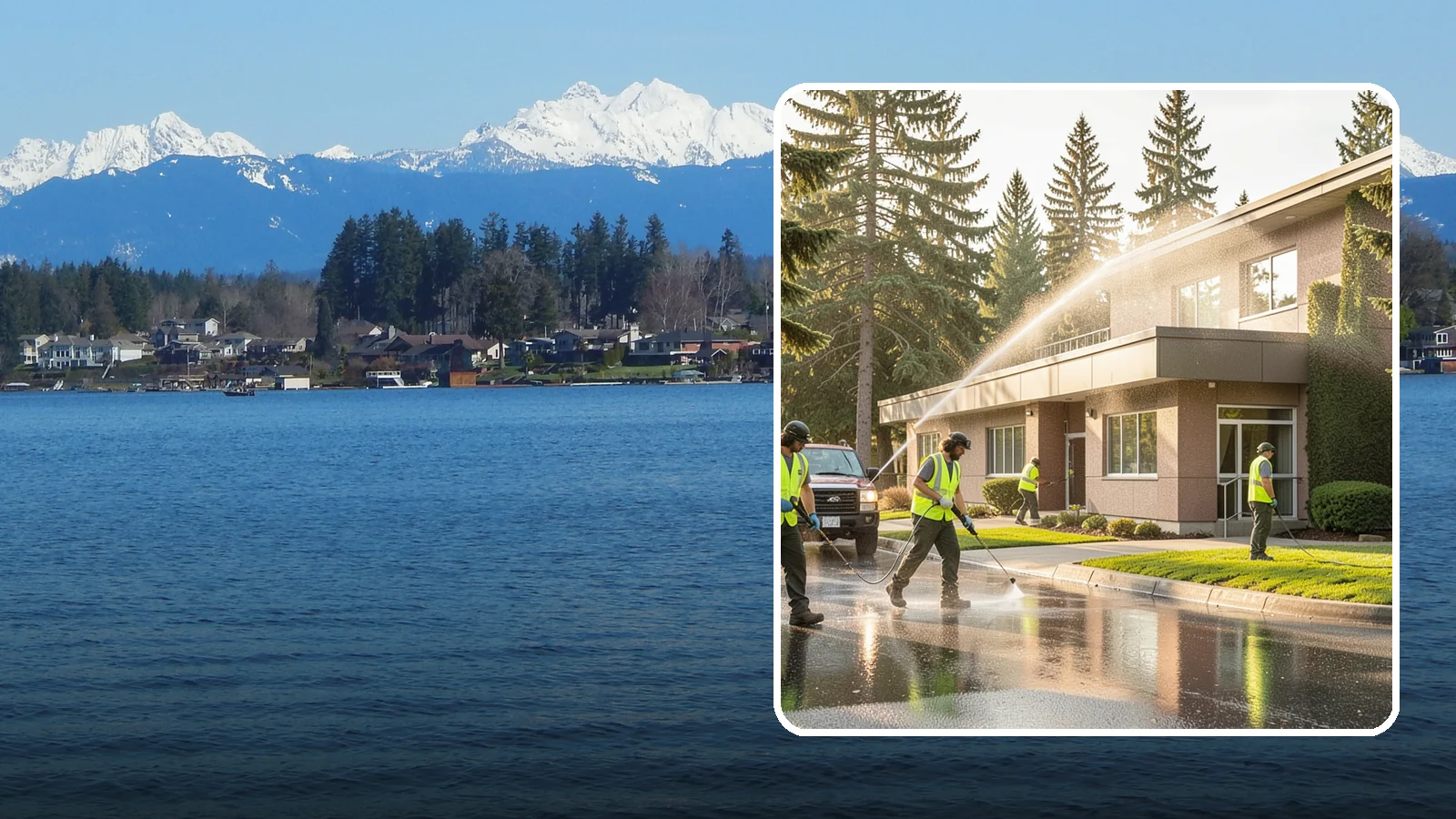Facility Pressure Washing in Lake Stevens, Snohomish County, WA - Remove moss, grime, and buildup from facility exteriors and hardscapes to protect surfaces and public safety.