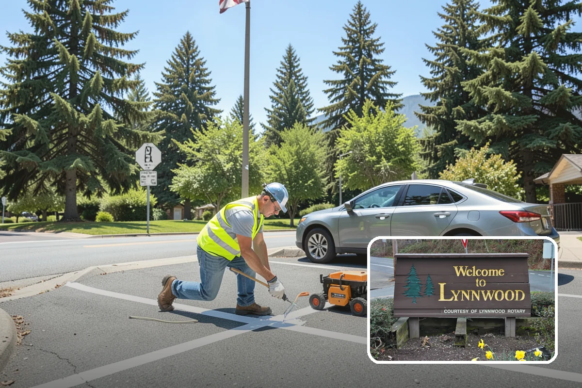 Facility Pressure Washing in Lynnwood, Snohomish County, WA - Removes slip-hazard moss and algae from walkways and entries