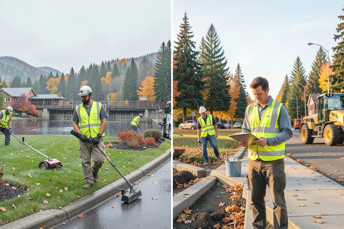 Facility Pressure Washing in Marysville, Snohomish County, WA - Surface assessment and pressure and method selection