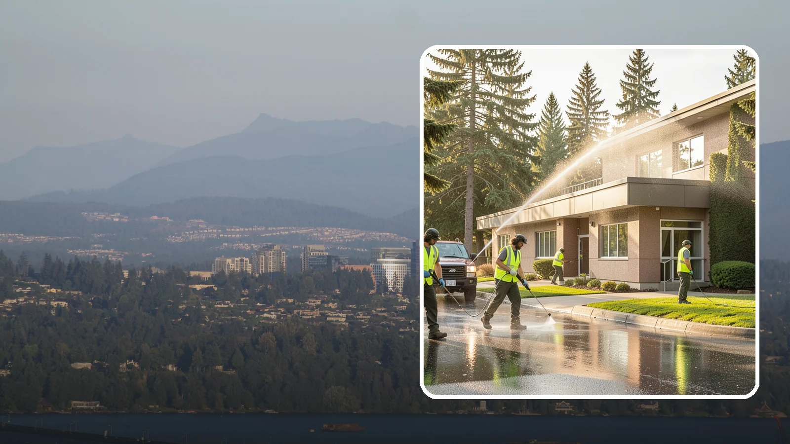 Facility Pressure Washing in Medina, King County, WA - Remove moss, grime, and buildup from facility exteriors and hardscapes to protect surfaces and public safety.