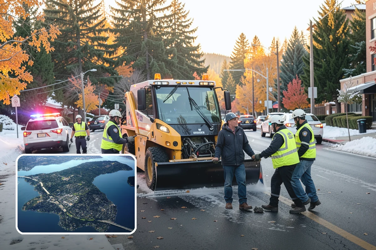 Facility Pressure Washing in Mercer Island, King County, WA - Removes slip-hazard moss and algae from walkways and entries