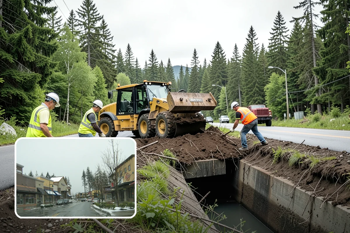 Facility Pressure Washing in Mill Creek, Snohomish County, WA - Removes slip-hazard moss and algae from walkways and entries