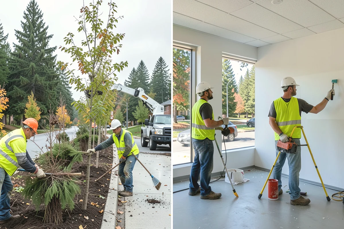 Facility Pressure Washing in Mill Creek, Snohomish County, WA - Surface assessment and pressure and method selection