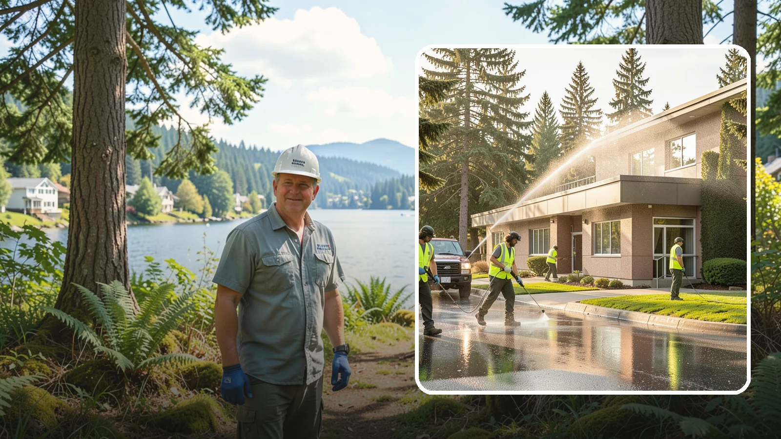Facility Pressure Washing in Milton, King County, WA - Remove moss, grime, and buildup from facility exteriors and hardscapes to protect surfaces and public safety.
