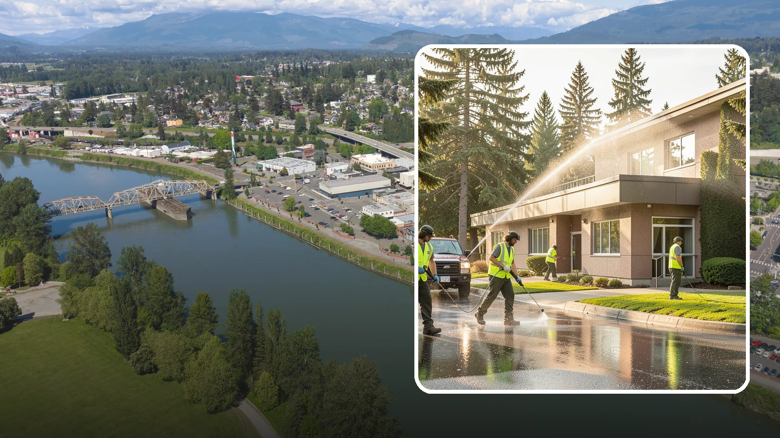 Facility Pressure Washing in Mount Vernon, Skagit County, WA - Remove moss, grime, and buildup from facility exteriors and hardscapes to protect surfaces and public safety.