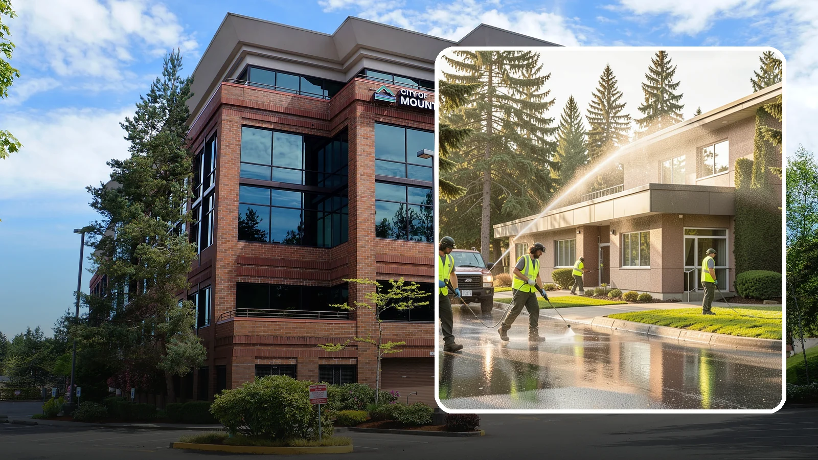 Facility Pressure Washing in Mountlake Terrace, Snohomish County, WA - Remove moss, grime, and buildup from facility exteriors and hardscapes to protect surfaces and public safety.