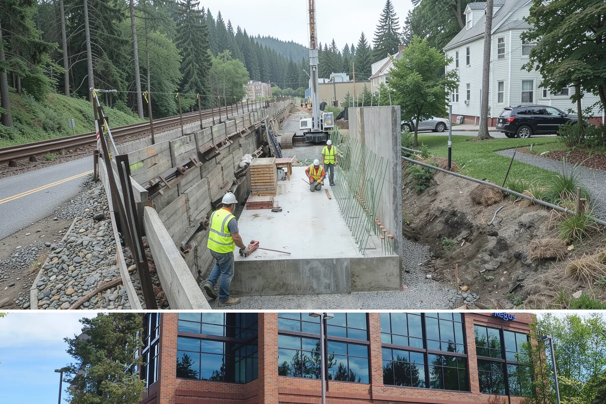 Facility Pressure Washing in Mountlake Terrace, Snohomish County, WA - Spring and early summer cleaning removes the moss and algae accumulated through the wet Northwest winter.