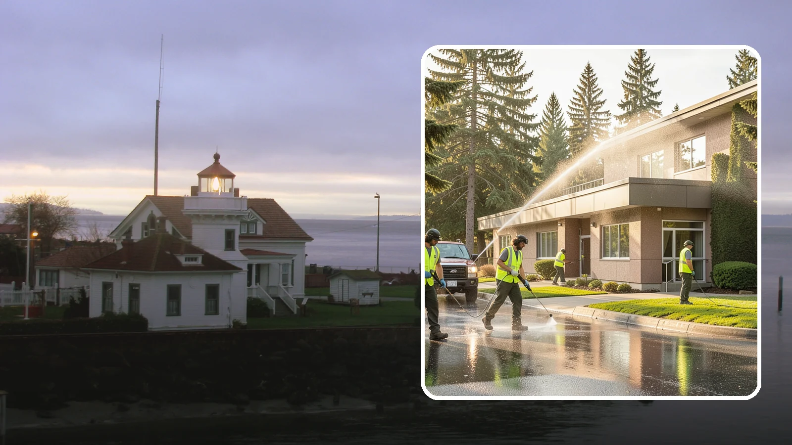 Facility Pressure Washing in Mukilteo, Snohomish County, WA - Remove moss, grime, and buildup from facility exteriors and hardscapes to protect surfaces and public safety.