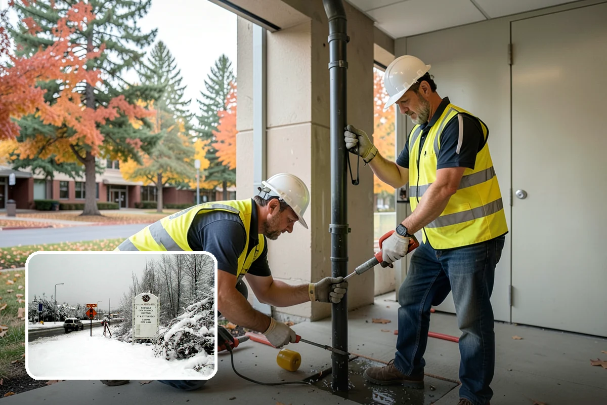 Facility Pressure Washing in Newcastle, King County, WA - Removes slip-hazard moss and algae from walkways and entries