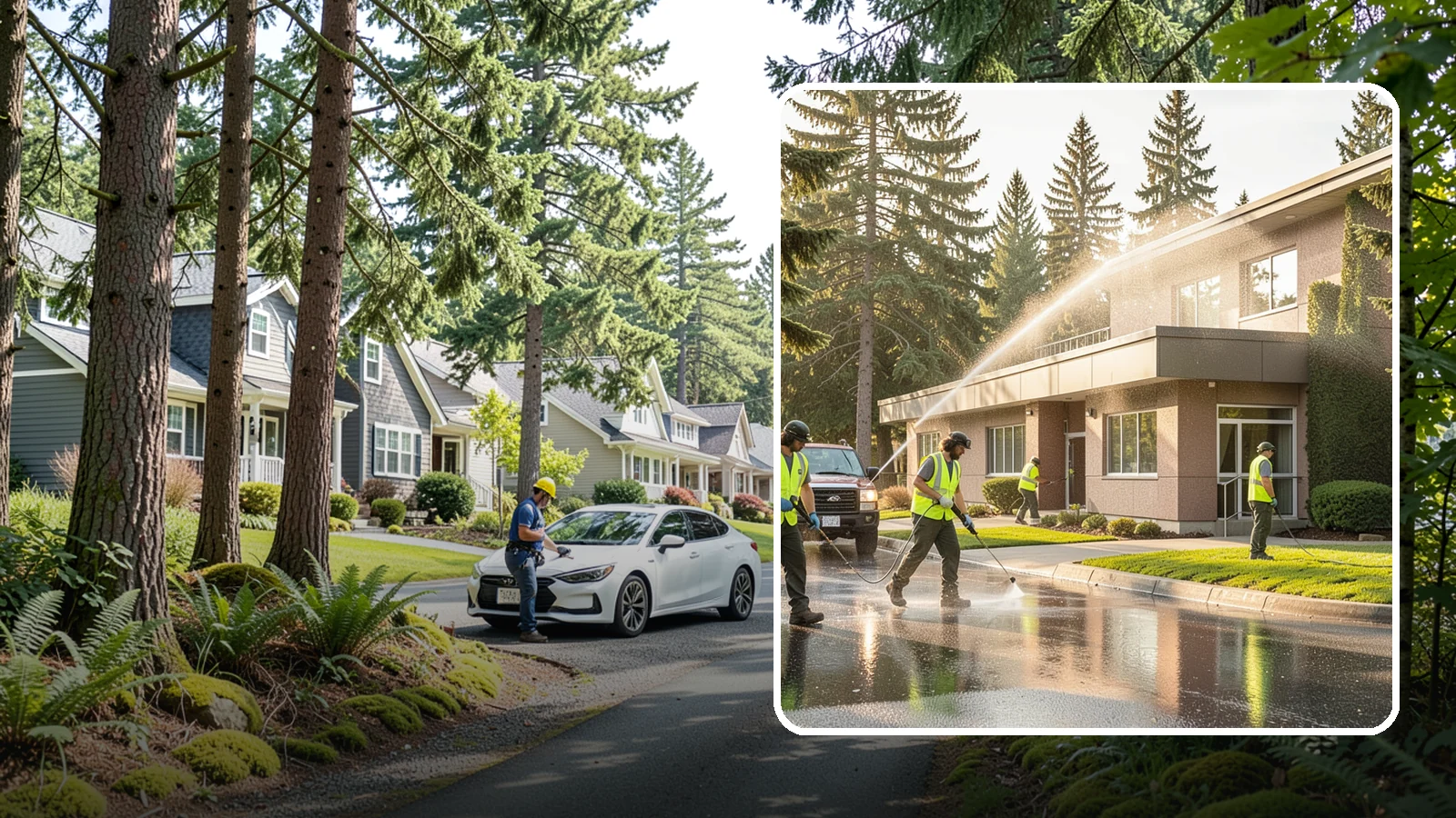 Facility Pressure Washing in Normandy Park, King County, WA - Remove moss, grime, and buildup from facility exteriors and hardscapes to protect surfaces and public safety.