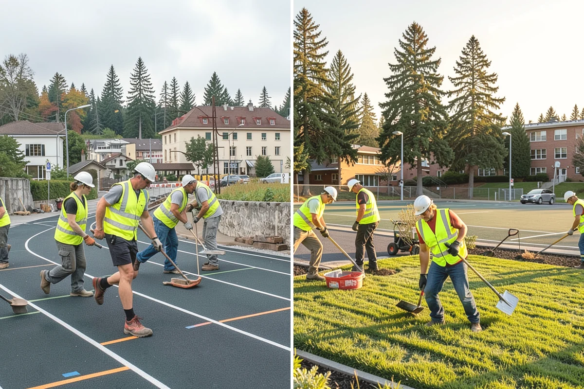 Facility Pressure Washing in Oak Harbor, Island County, WA - Surface assessment and pressure and method selection