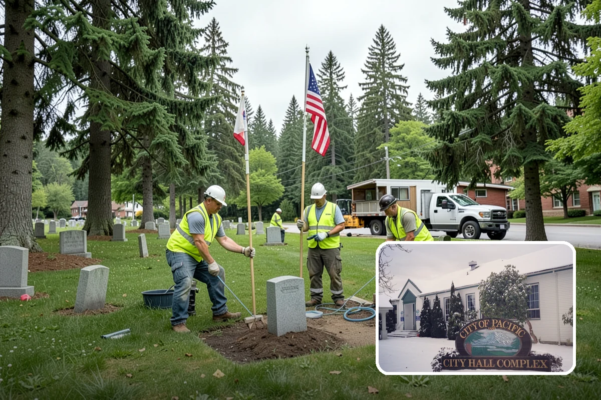 Facility Pressure Washing in Pacific, King County, WA - Removes slip-hazard moss and algae from walkways and entries