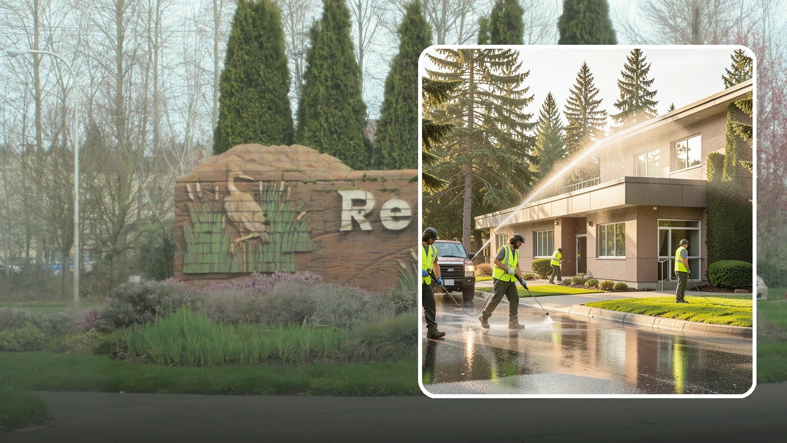 Facility Pressure Washing in Renton, King County, WA - Remove moss, grime, and buildup from facility exteriors and hardscapes to protect surfaces and public safety.