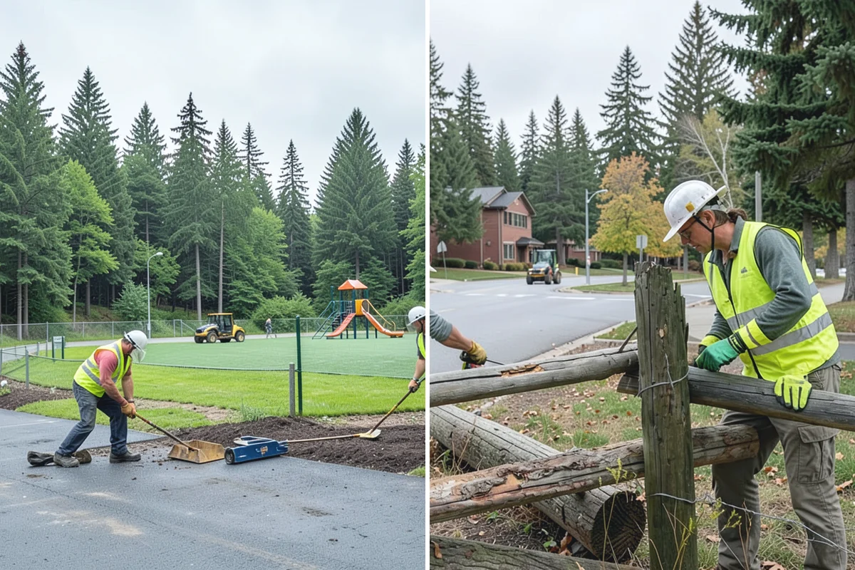 Facility Pressure Washing in Renton, King County, WA - Surface assessment and pressure and method selection