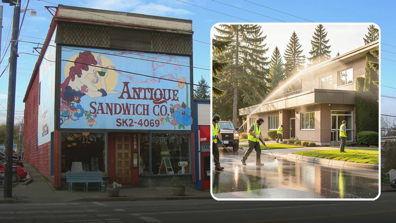 Facility Pressure Washing in Ruston, Pierce County, WA - Remove moss, grime, and buildup from facility exteriors and hardscapes to protect surfaces and public safety.