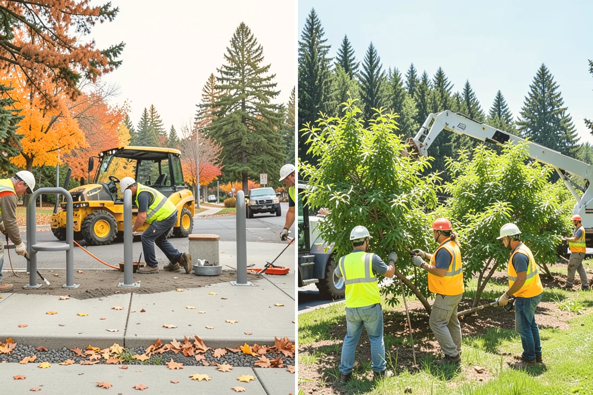 Facility Pressure Washing in Sammamish, King County, WA - Surface assessment and pressure and method selection