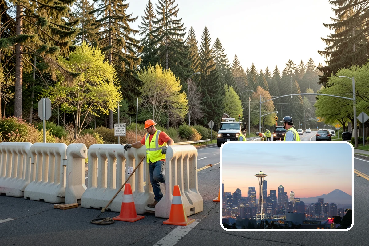 Facility Pressure Washing in Seattle, King County, WA - Removes slip-hazard moss and algae from walkways and entries