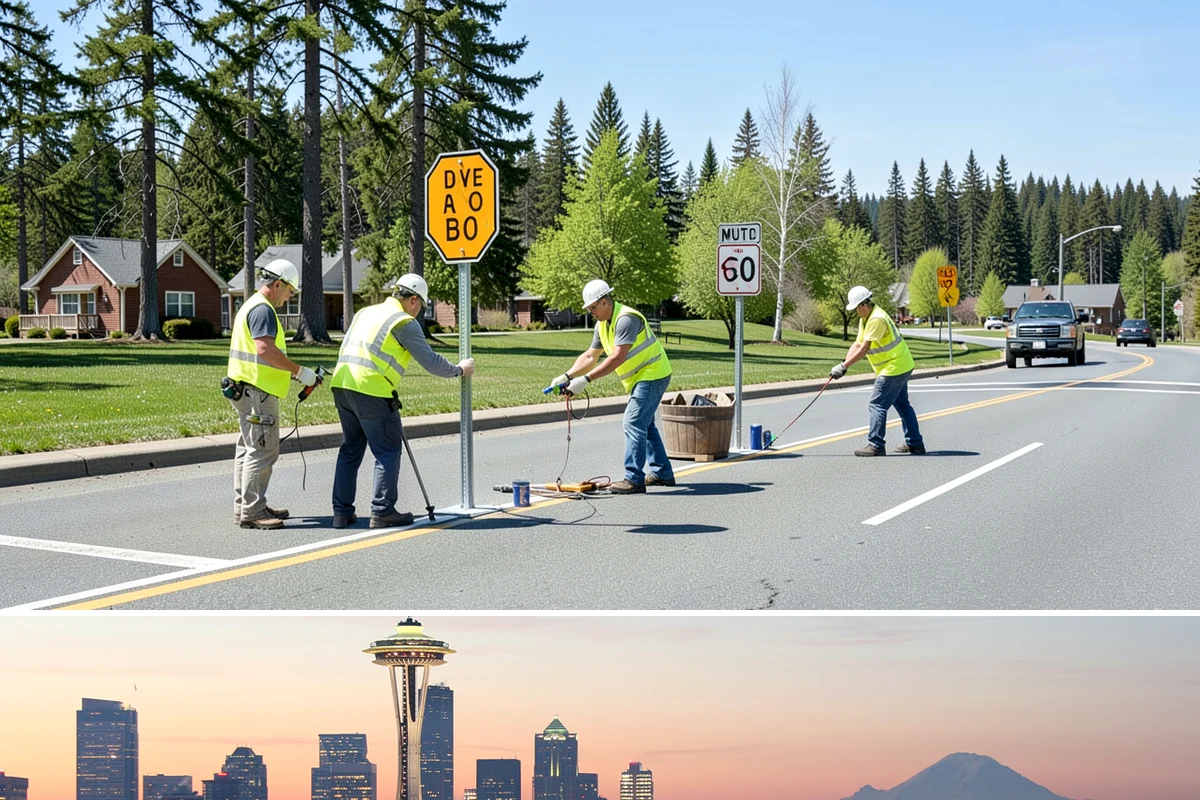 Facility Pressure Washing in Seattle, King County, WA - Spring and early summer cleaning removes the moss and algae accumulated through the wet Northwest winter.