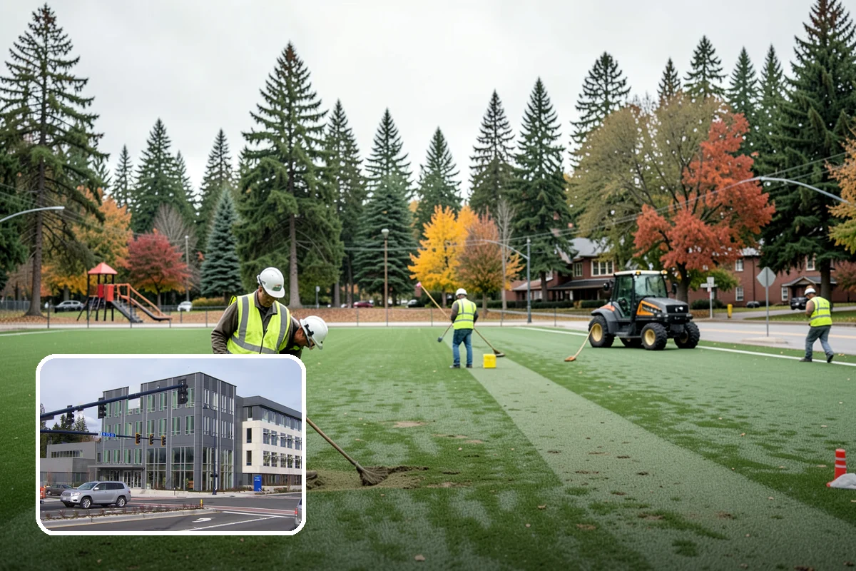 Facility Pressure Washing in Shoreline, King County, WA - Removes slip-hazard moss and algae from walkways and entries