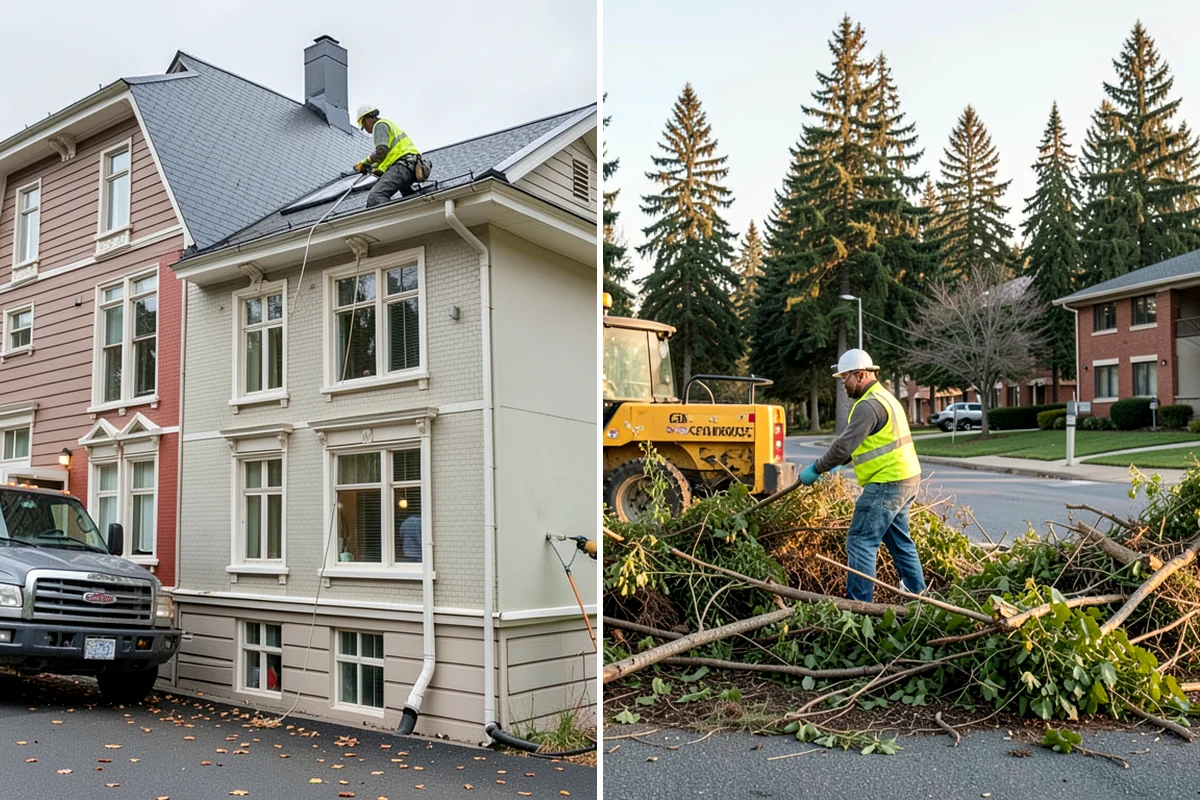 Facility Pressure Washing in Shoreline, King County, WA - Surface assessment and pressure and method selection