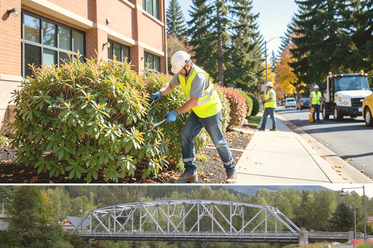 Facility Pressure Washing in Skykomish, King County, WA - Spring and early summer cleaning removes the moss and algae accumulated through the wet Northwest winter.