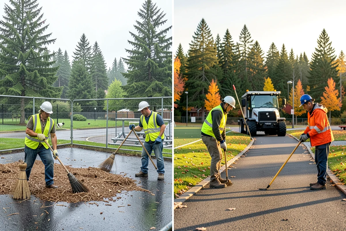 Facility Pressure Washing in Snoqualmie, King County, WA - Surface assessment and pressure and method selection