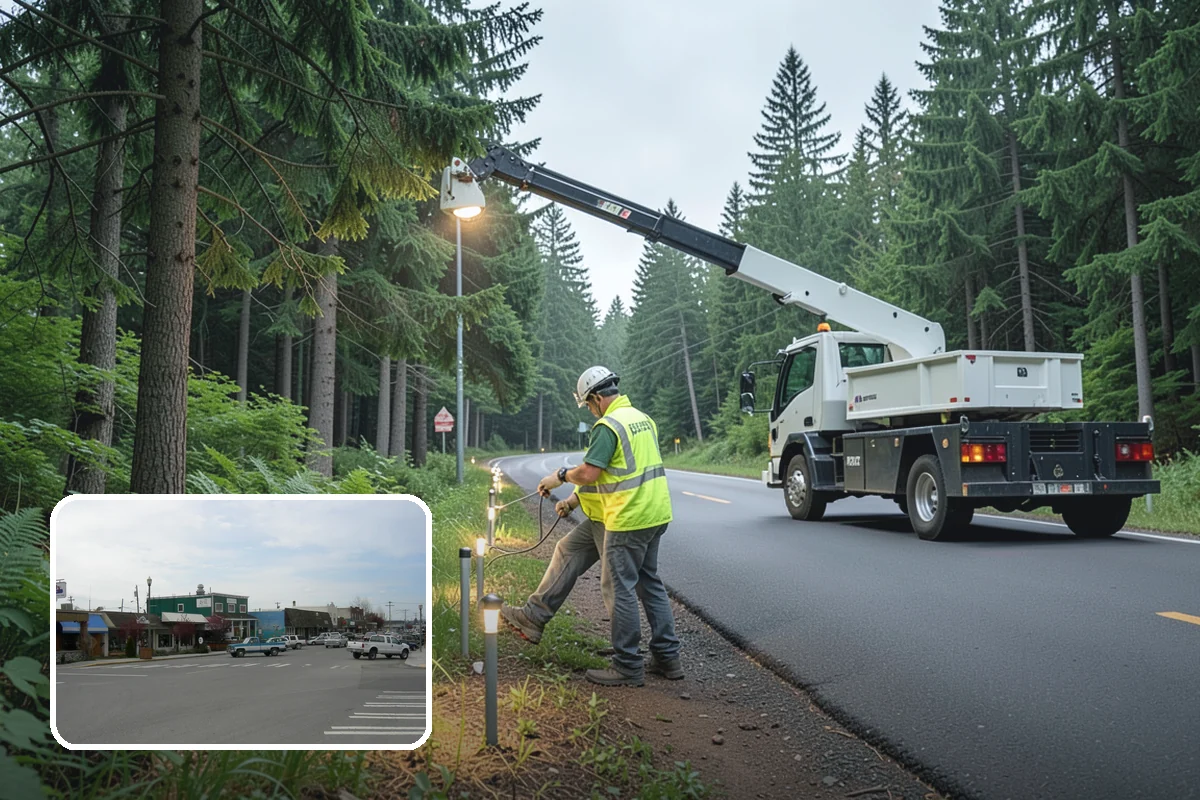 Facility Pressure Washing in Stanwood, Snohomish County, WA - Removes slip-hazard moss and algae from walkways and entries