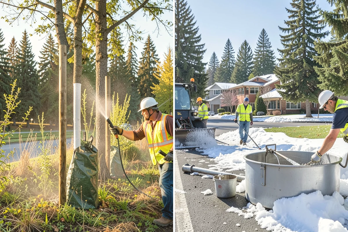 Facility Pressure Washing in Steilacoom, Pierce County, WA - Surface assessment and pressure and method selection