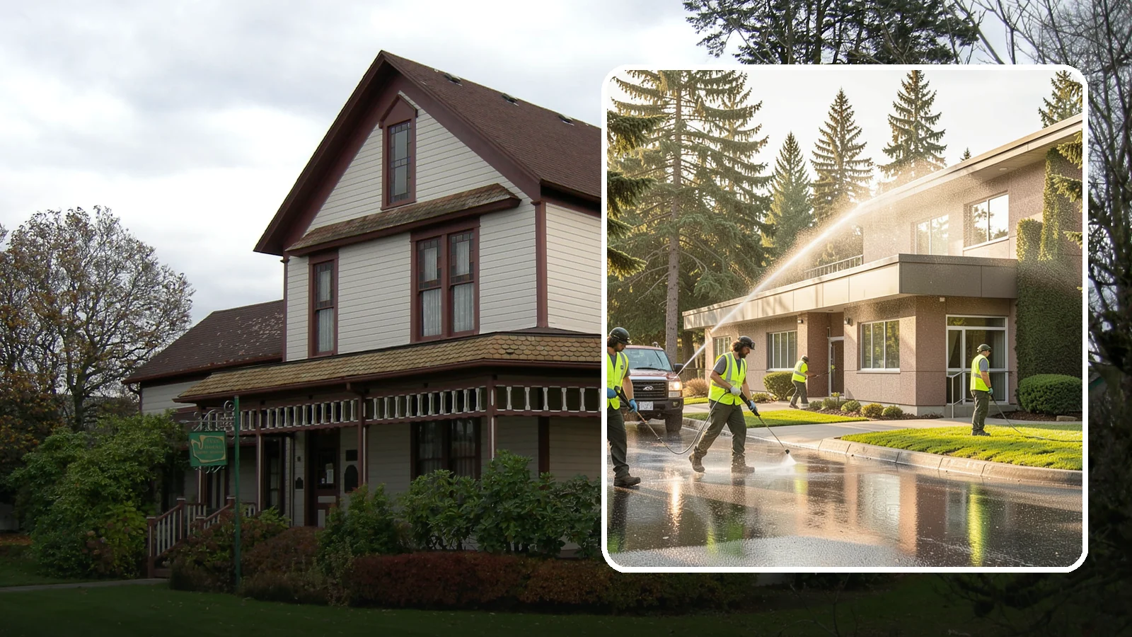 Facility Pressure Washing in Sumner, Pierce County, WA - Remove moss, grime, and buildup from facility exteriors and hardscapes to protect surfaces and public safety.