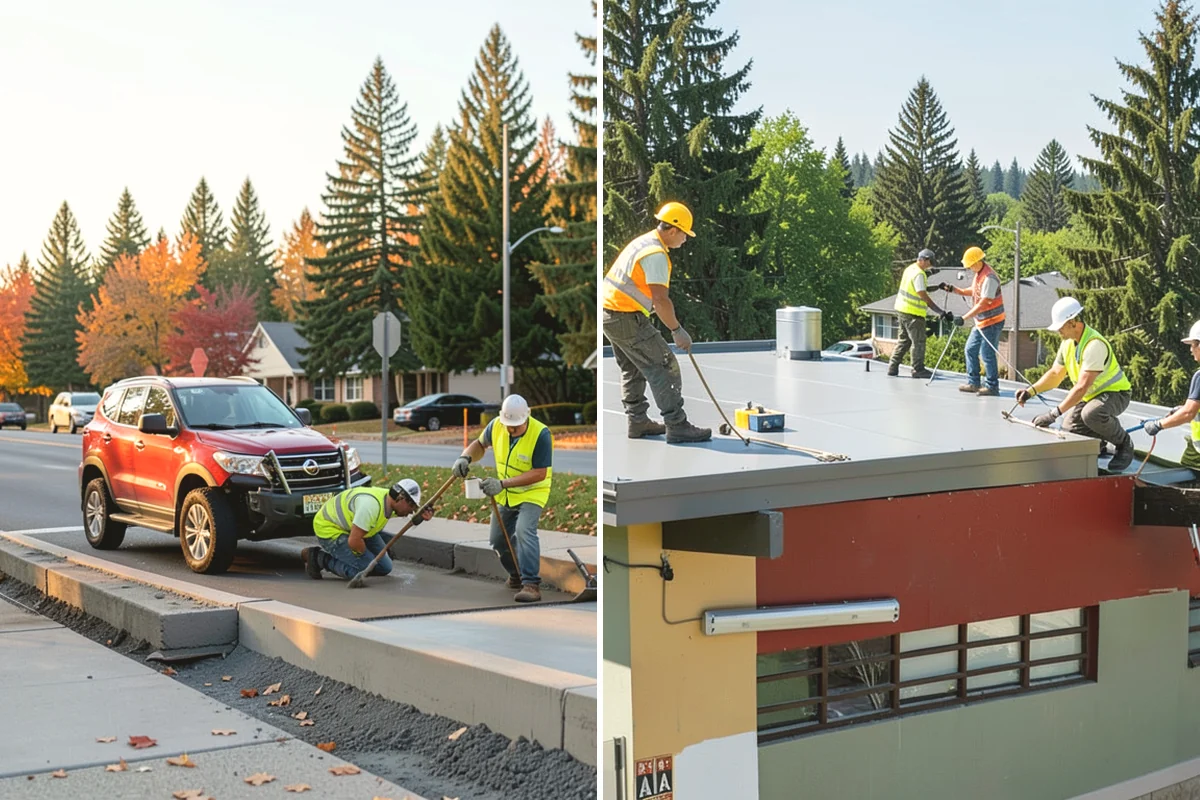 Facility Pressure Washing in Tacoma, Pierce County, WA - Surface assessment and pressure and method selection