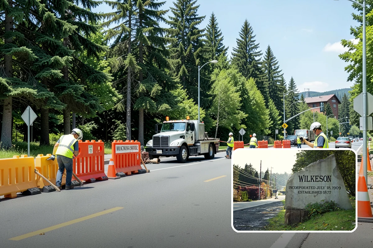 Facility Pressure Washing in Wilkeson, Pierce County, WA - Removes slip-hazard moss and algae from walkways and entries