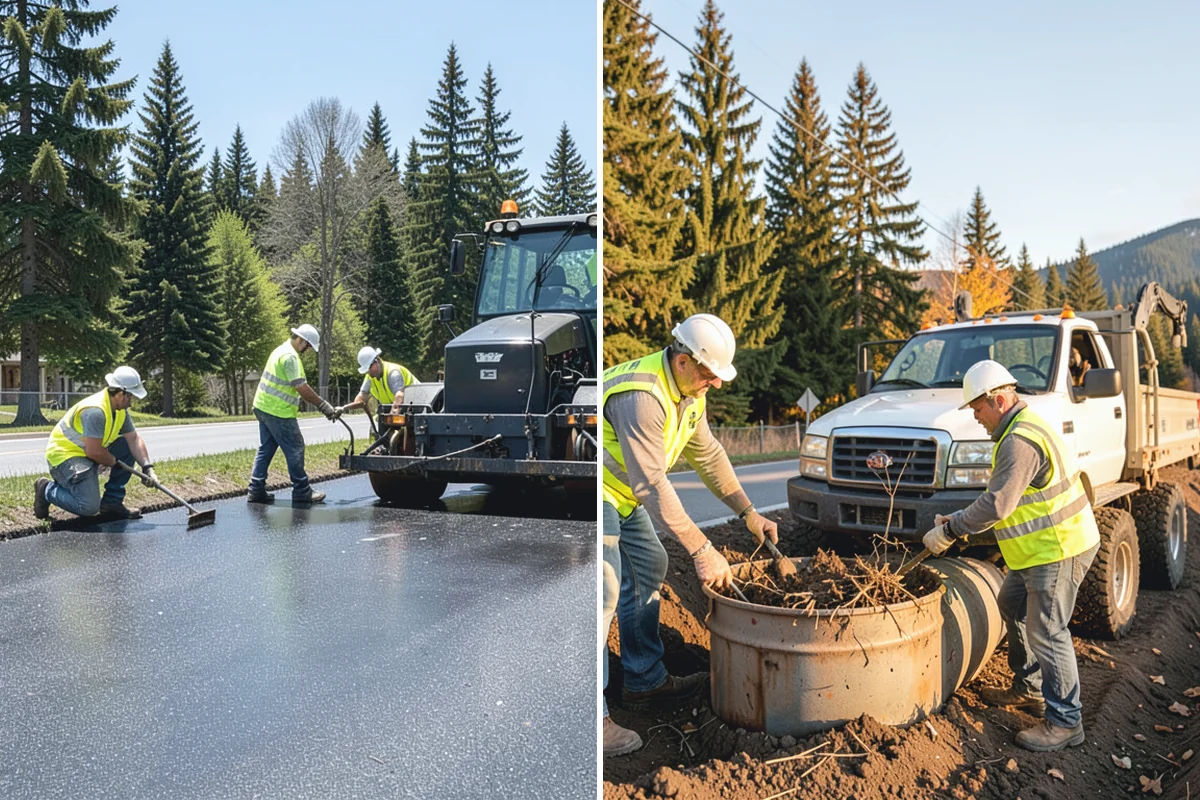 Facility Pressure Washing in Wilkeson, Pierce County, WA - Surface assessment and pressure and method selection