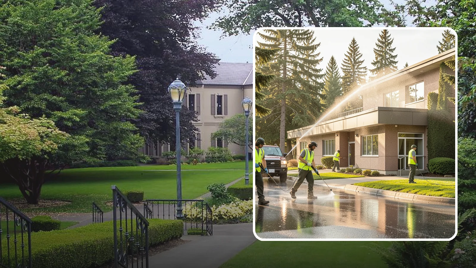 Facility Pressure Washing in Woodinville, King County, WA - Remove moss, grime, and buildup from facility exteriors and hardscapes to protect surfaces and public safety.