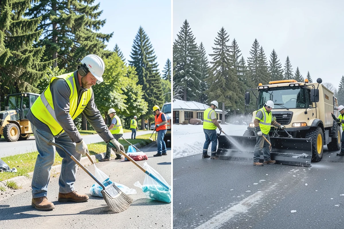 Facility Pressure Washing in Woodinville, King County, WA - Surface assessment and pressure and method selection