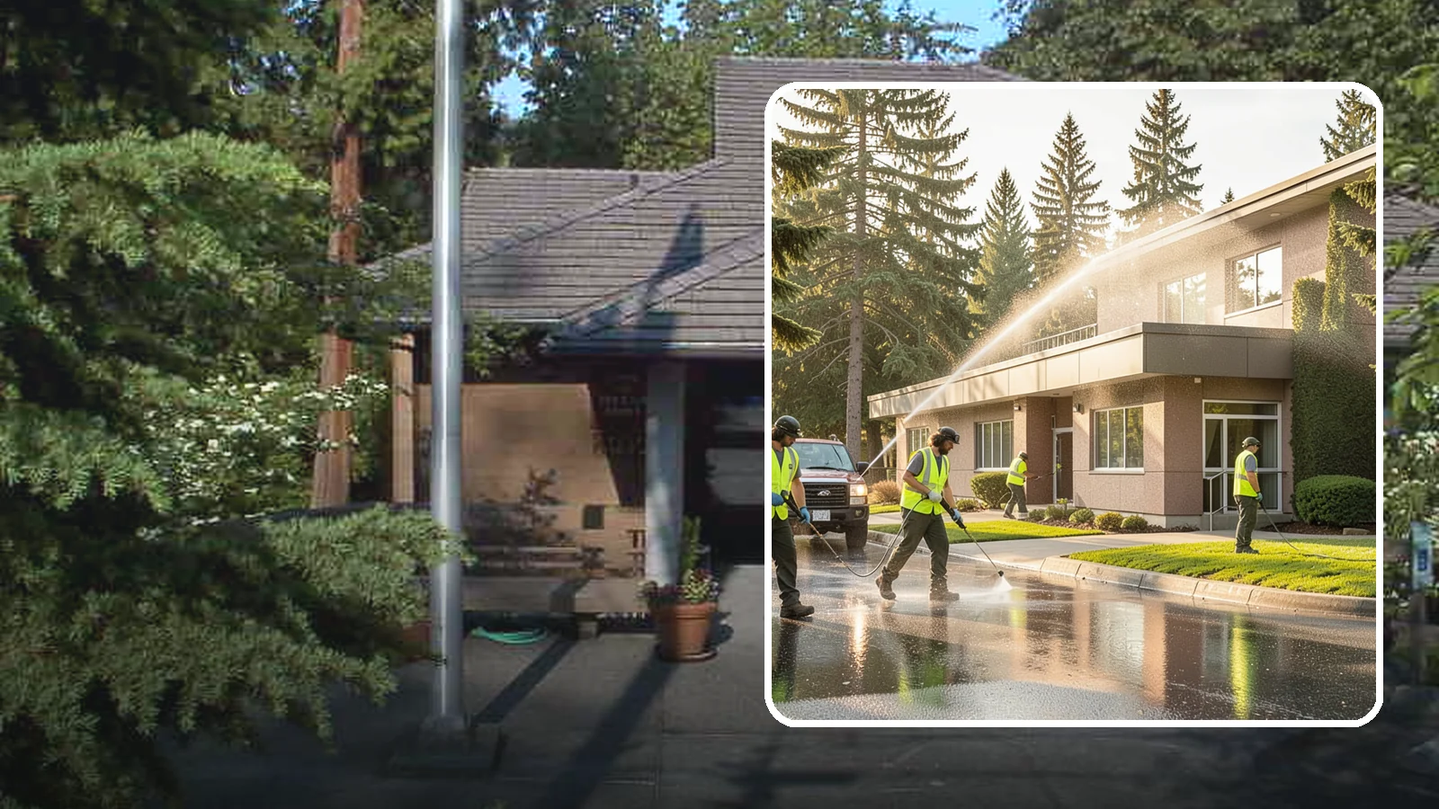 Facility Pressure Washing in Yarrow Point, King County, WA - Remove moss, grime, and buildup from facility exteriors and hardscapes to protect surfaces and public safety.
