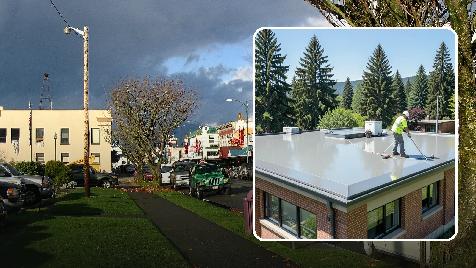 Facility Roof Coating in Arlington, Snohomish County, WA - Apply reflective and waterproof coatings that restore aging low-slope roofs and defer full replacement costs.