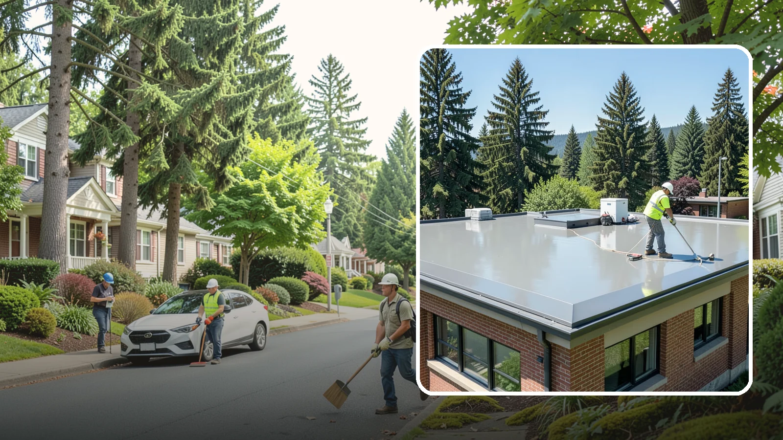 Facility Roof Coating in Beaux Arts Village, King County, WA - Apply reflective and waterproof coatings that restore aging low-slope roofs and defer full replacement costs.