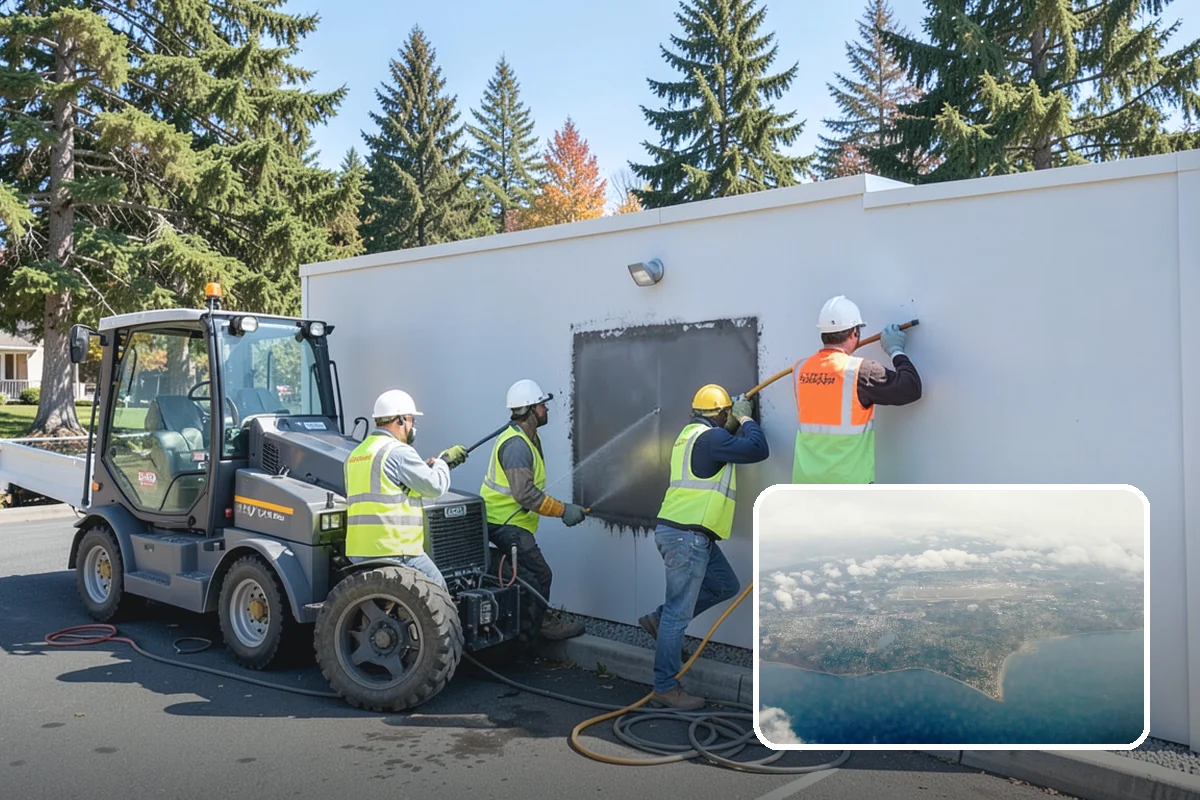Facility Roof Coating in Burien, King County, WA - Extends low-slope roof life at a fraction of replacement cost