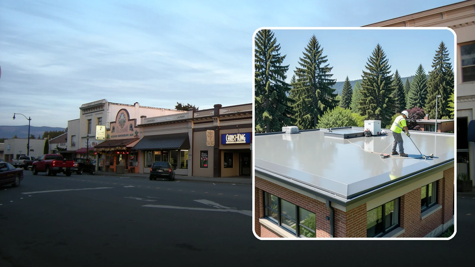 Facility Roof Coating in Burlington, Skagit County, WA - Apply reflective and waterproof coatings that restore aging low-slope roofs and defer full replacement costs.