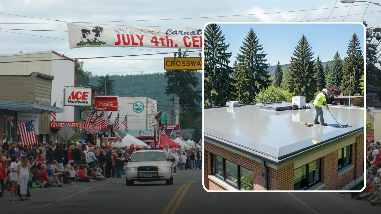 Facility Roof Coating in Carnation, King County, WA - Apply reflective and waterproof coatings that restore aging low-slope roofs and defer full replacement costs.