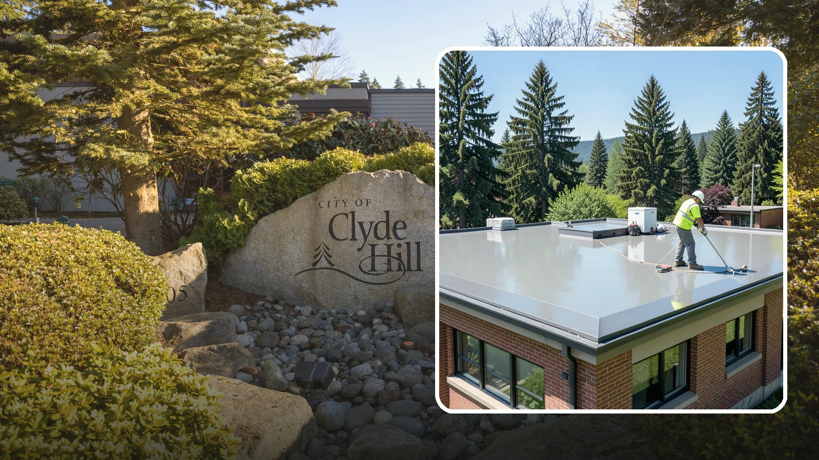 Facility Roof Coating in Clyde Hill, King County, WA - Apply reflective and waterproof coatings that restore aging low-slope roofs and defer full replacement costs.