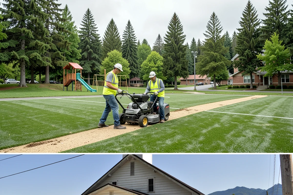 Facility Roof Coating in Concrete, Skagit County, WA - Coatings require the warm, dry conditions of late spring through summer for proper cure and adhesion.