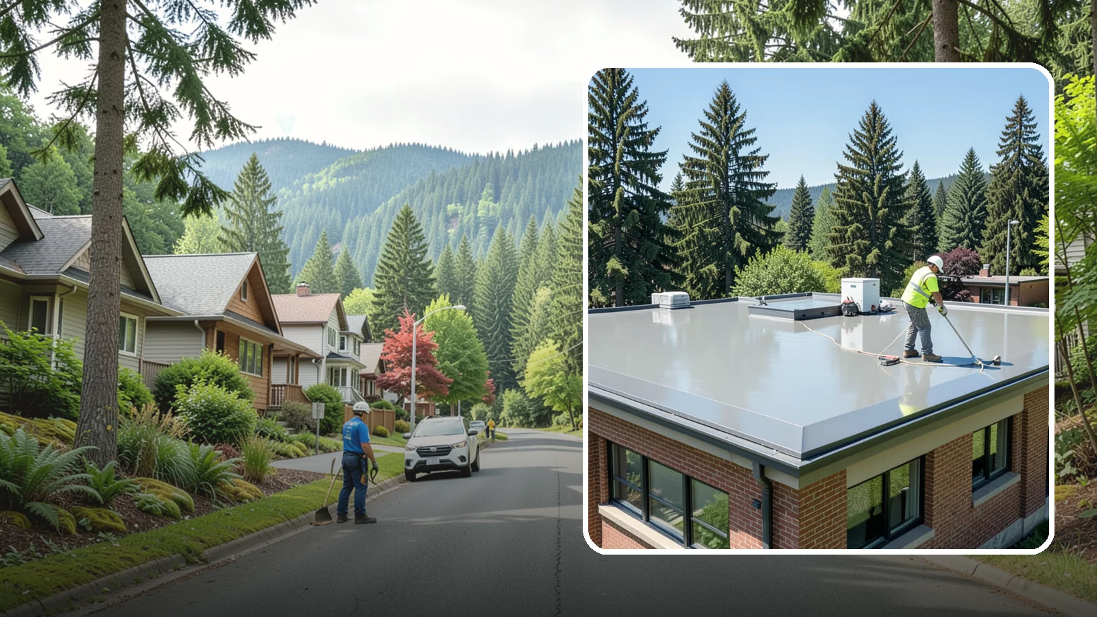 Facility Roof Coating in Darrington, Snohomish County, WA - Apply reflective and waterproof coatings that restore aging low-slope roofs and defer full replacement costs.