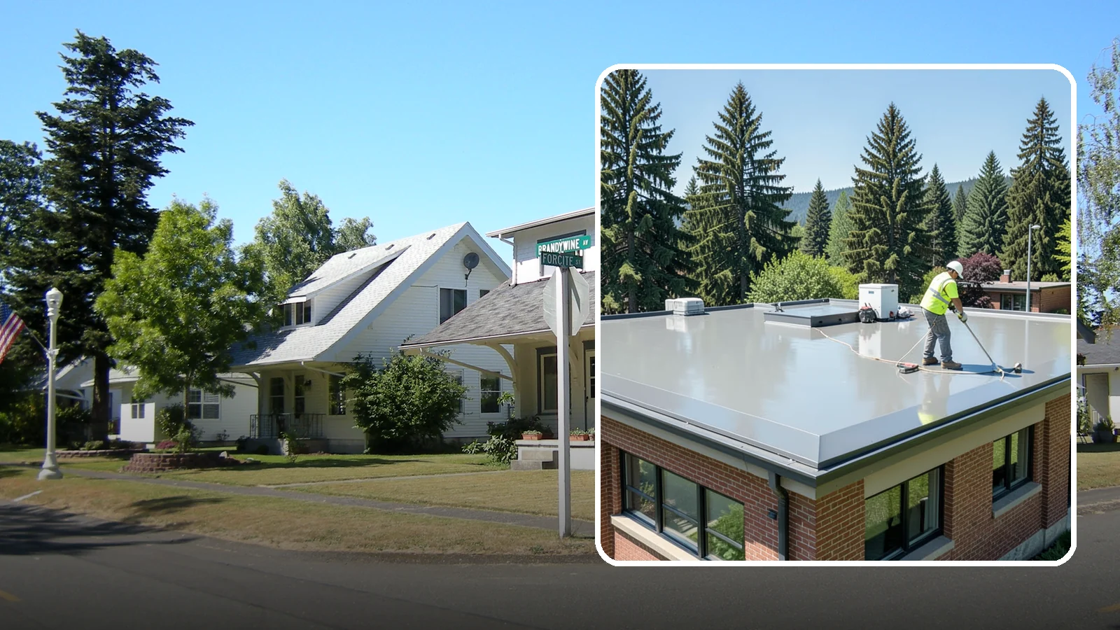 Facility Roof Coating in DuPont, Pierce County, WA - Apply reflective and waterproof coatings that restore aging low-slope roofs and defer full replacement costs.