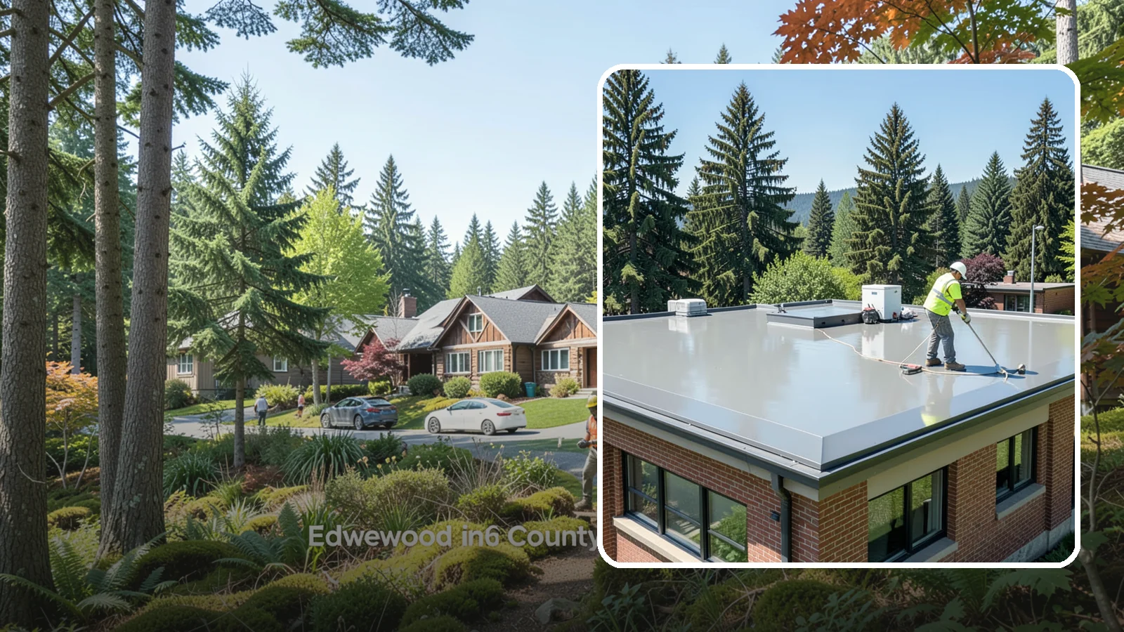 Facility Roof Coating in Edgewood, Pierce County, WA - Apply reflective and waterproof coatings that restore aging low-slope roofs and defer full replacement costs.
