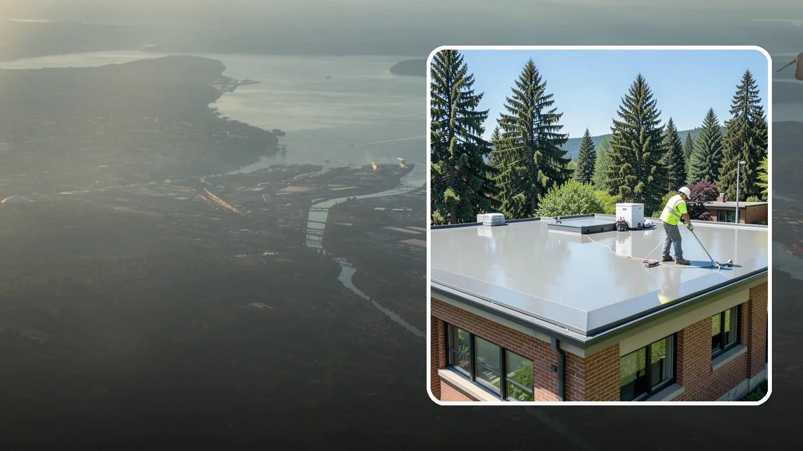 Facility Roof Coating in Fife, Pierce County, WA - Apply reflective and waterproof coatings that restore aging low-slope roofs and defer full replacement costs.